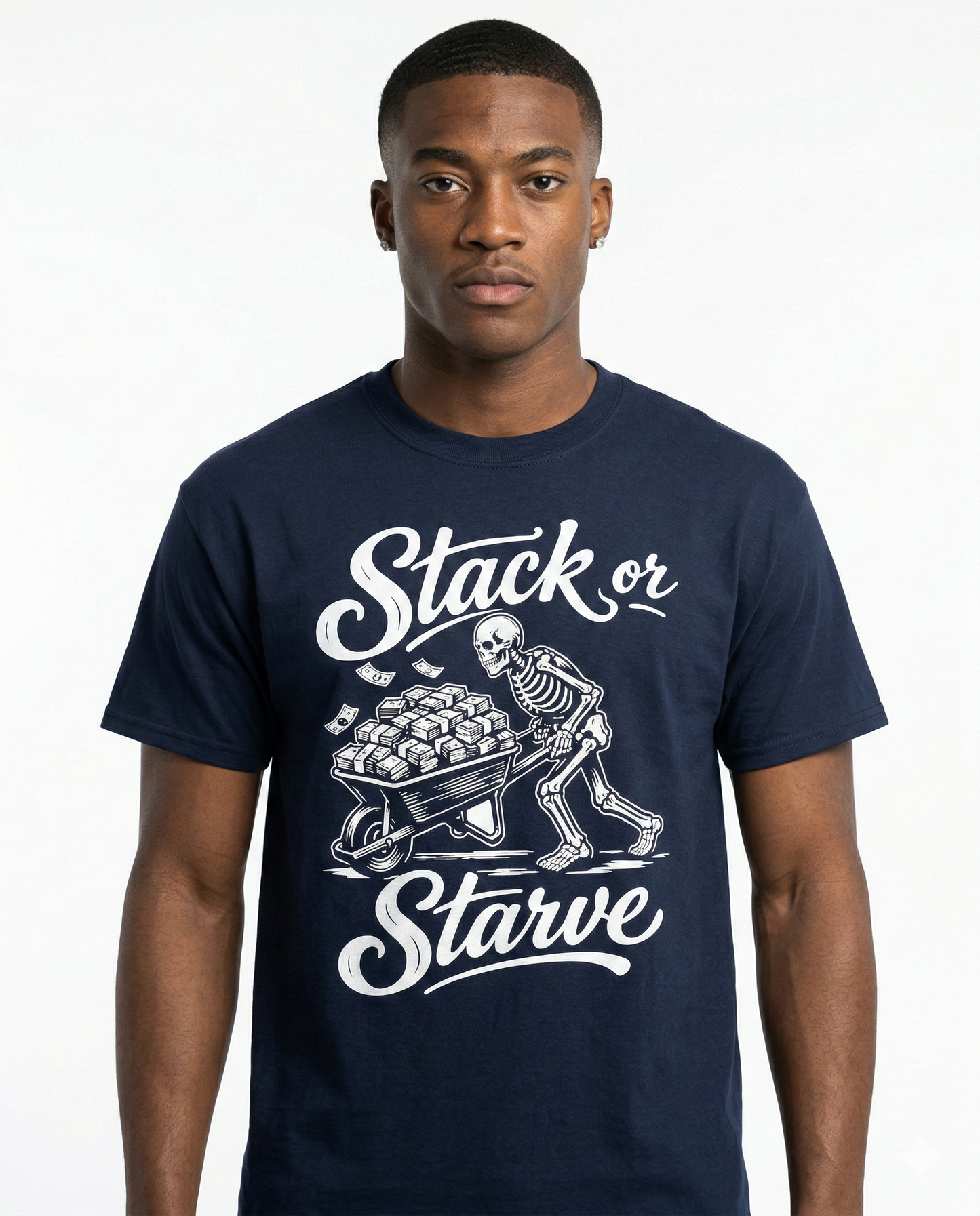 'Stack or Starve' T-shirt