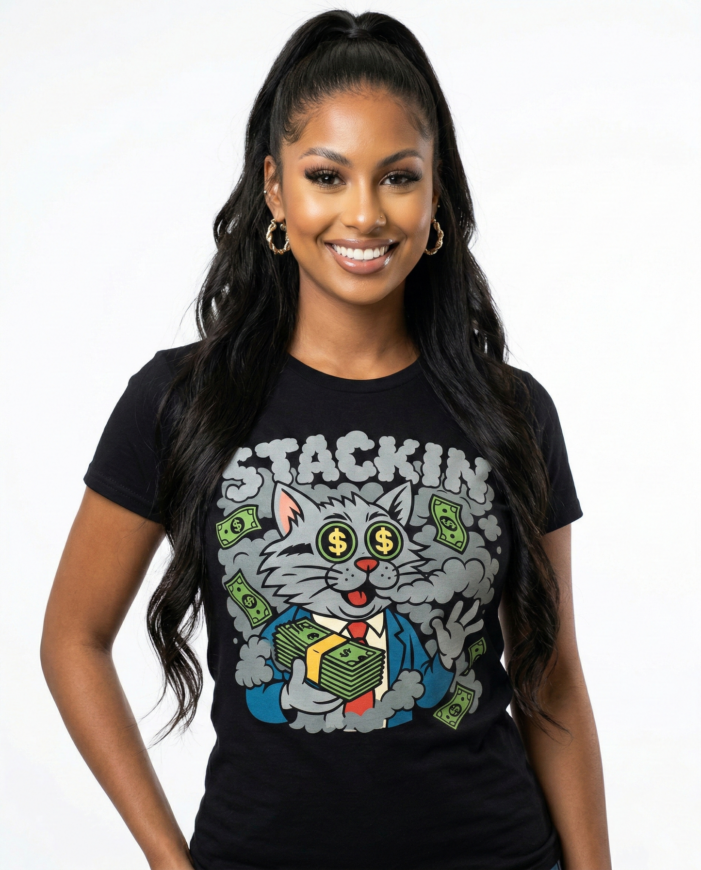 'STACKIN' Frizz the Kat Collection T-shirt