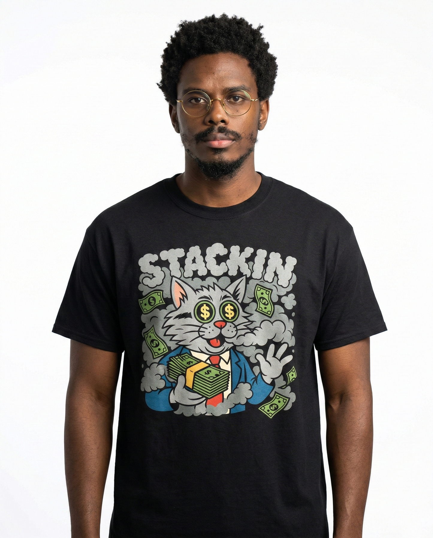 'STACKIN' Frizz the Kat Collection T-shirt