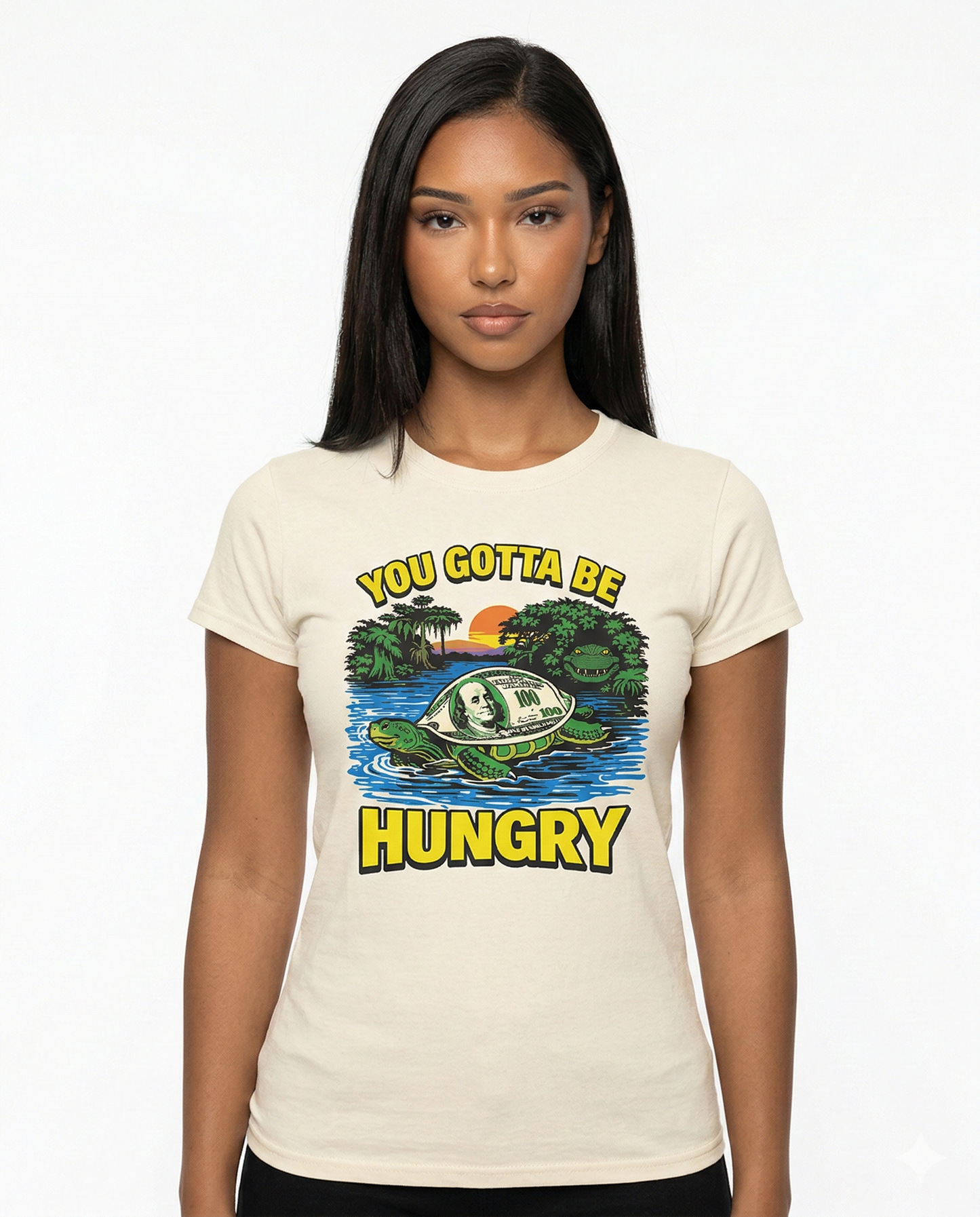 You Gotta Be Hungry Turtle Tee