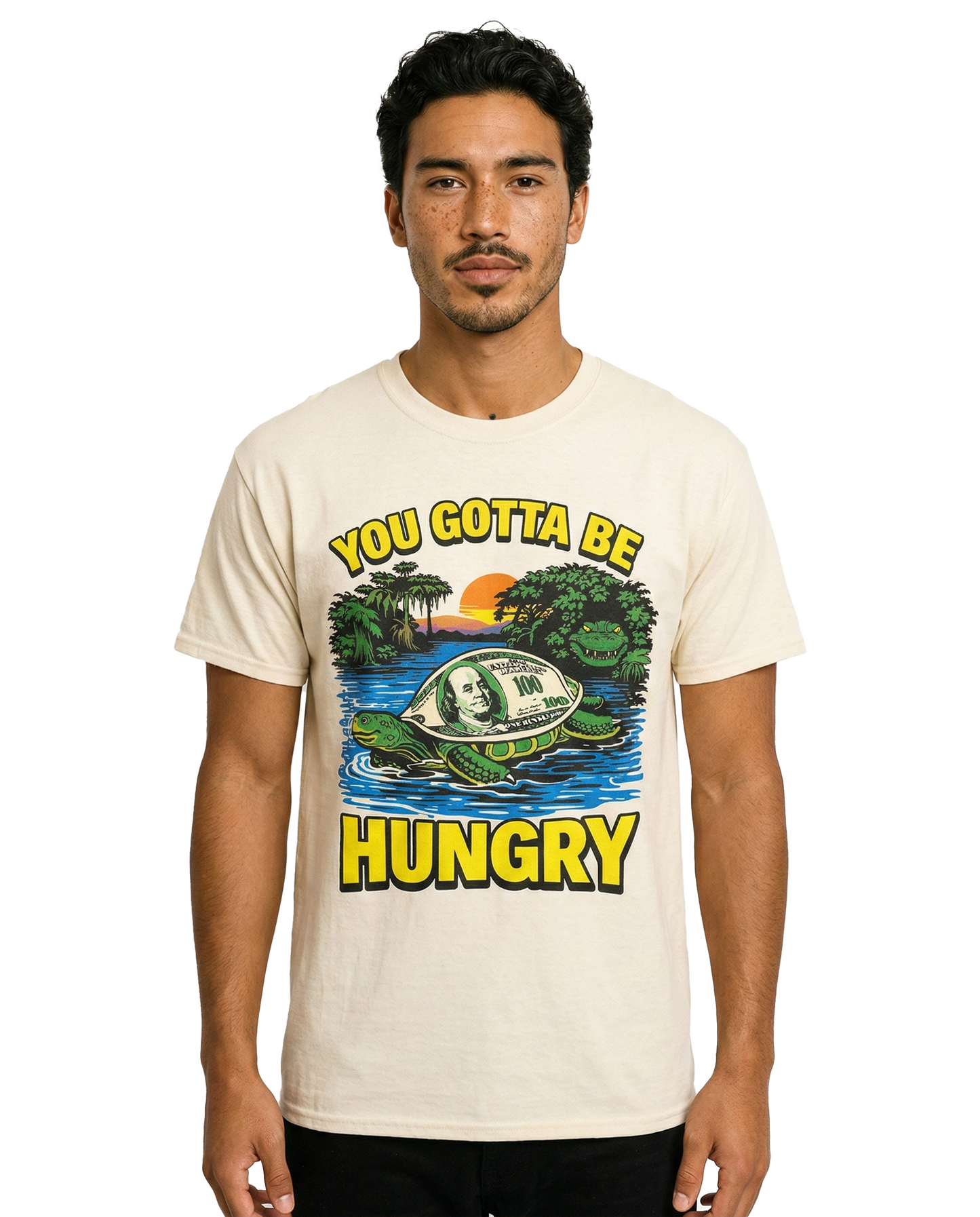 You Gotta Be Hungry Turtle Tee