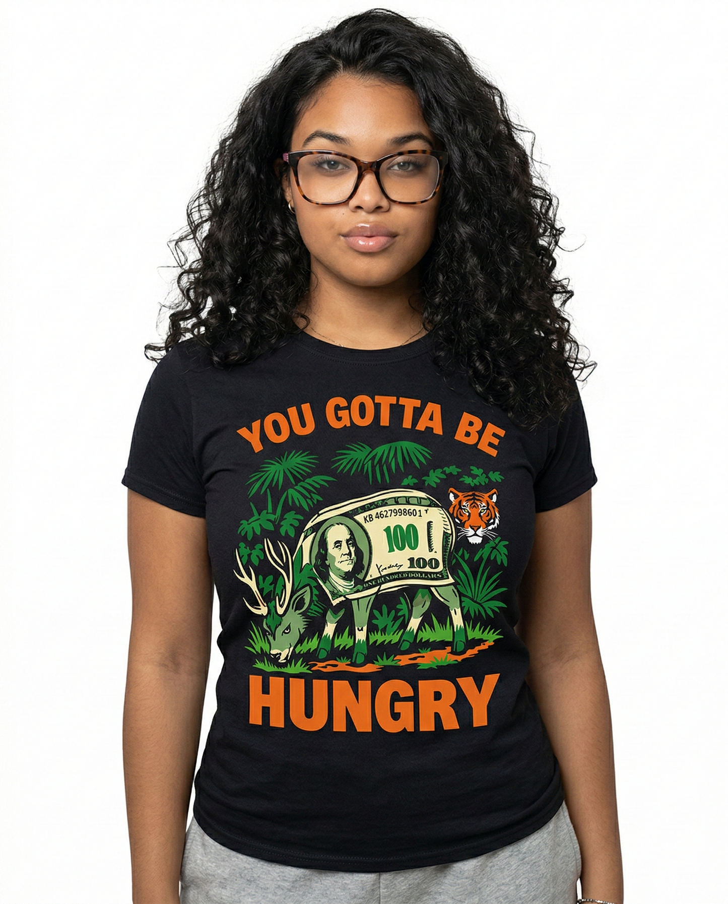 You Gotta Be Hungry Tiger Tee
