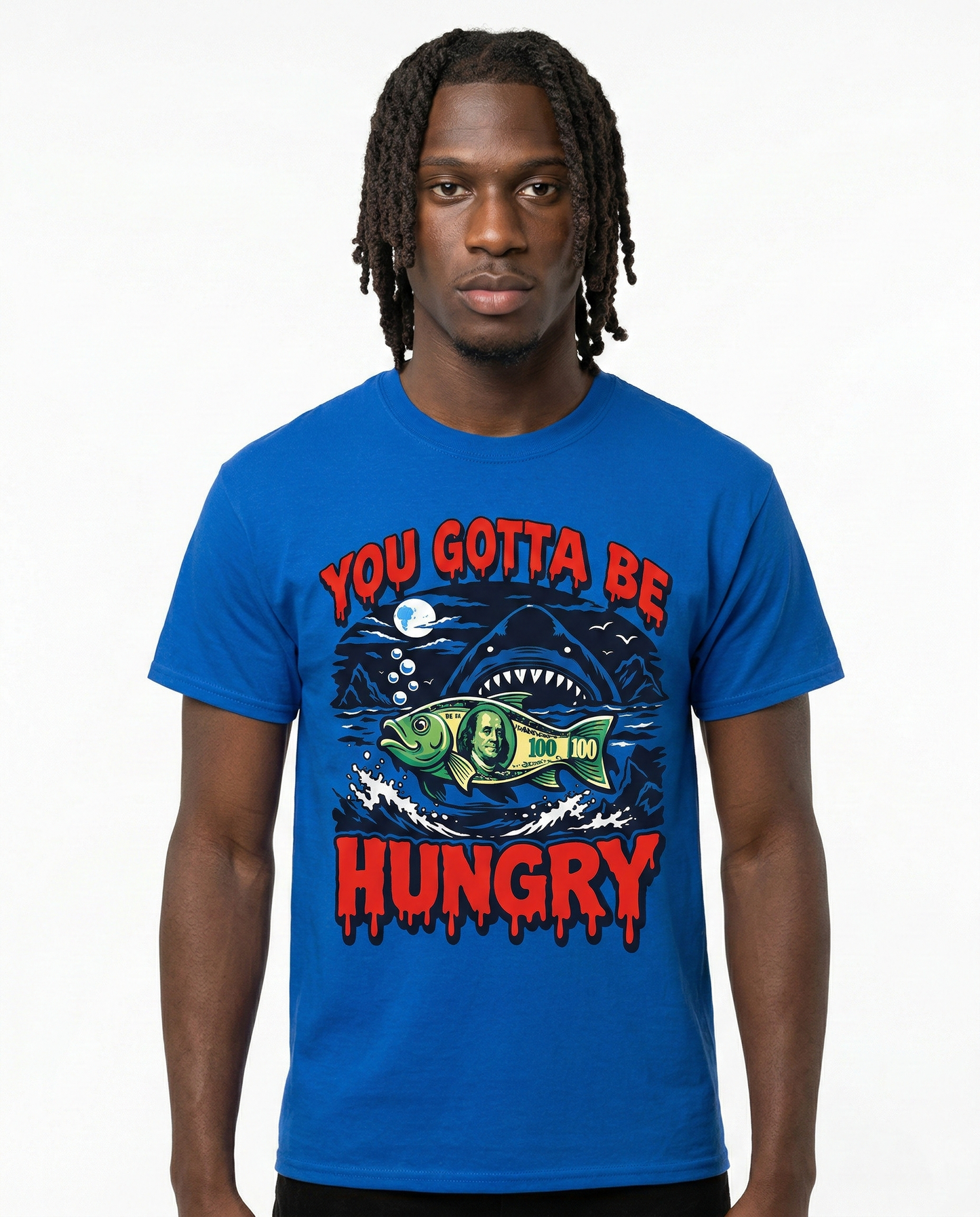 You Gotta Be Hungry Shark Tee