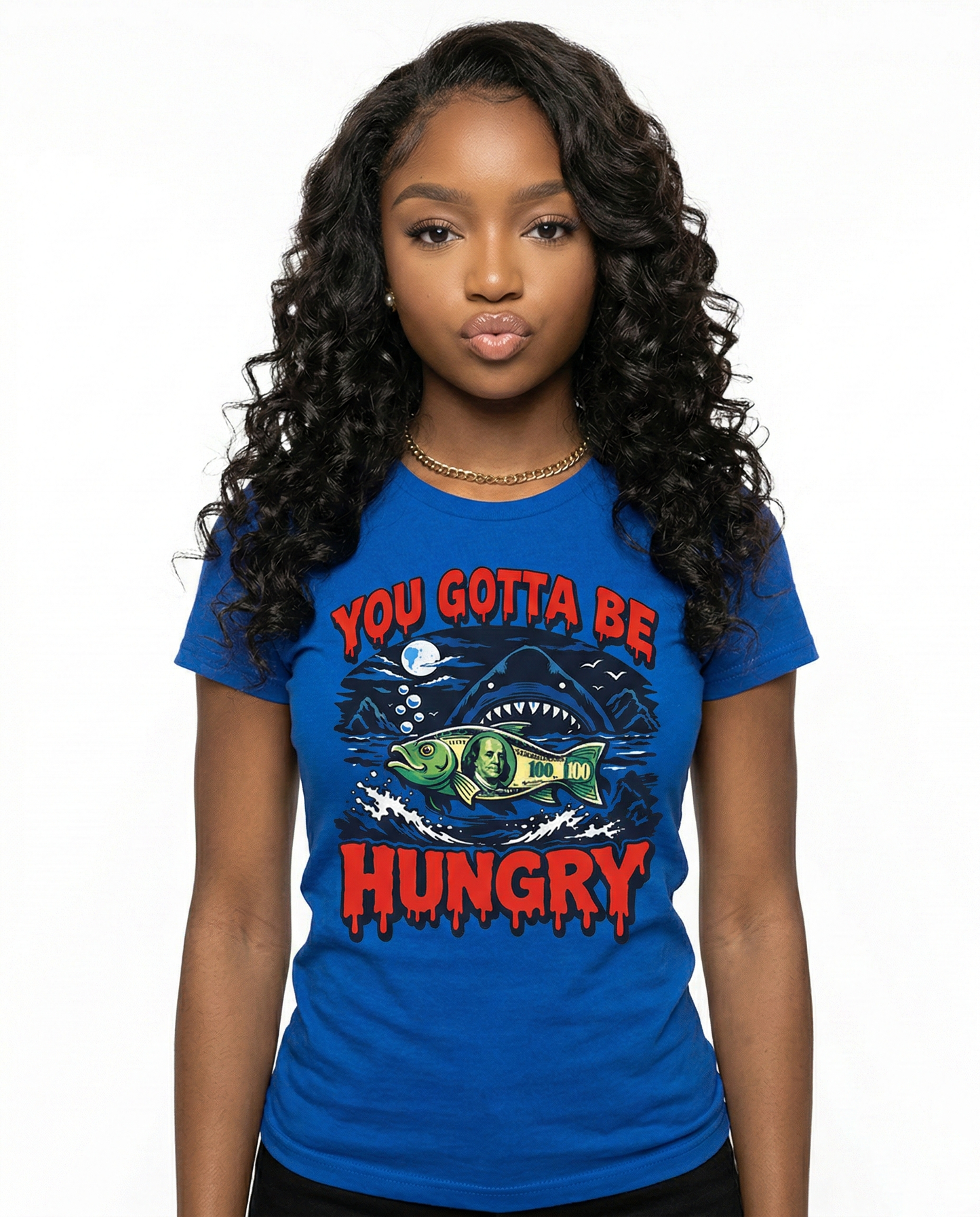 You Gotta Be Hungry Shark Tee