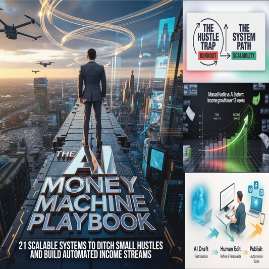 The AI Money Machine Playbook — 21 Proven Systems to Build Scalable AI Income (E-book)