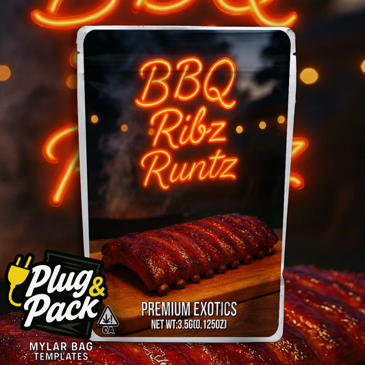 BBQ Ribs Runtz (Digital Bag Template)