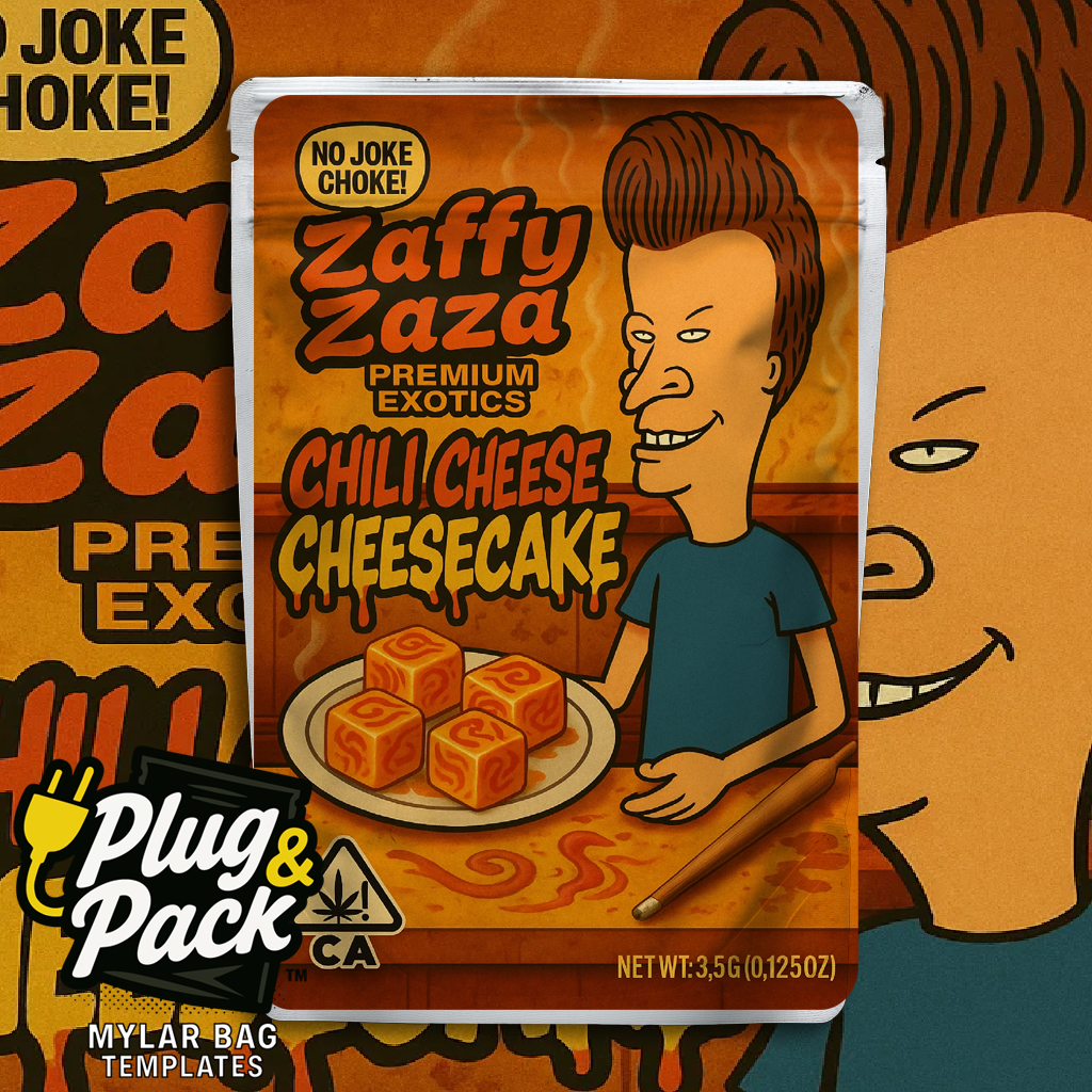 Zaffy Zaza Chilli Cheese (Digital Bag Template)
