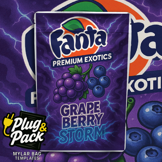 Fanta Grape Berry Storm  (Digital Bag Template)