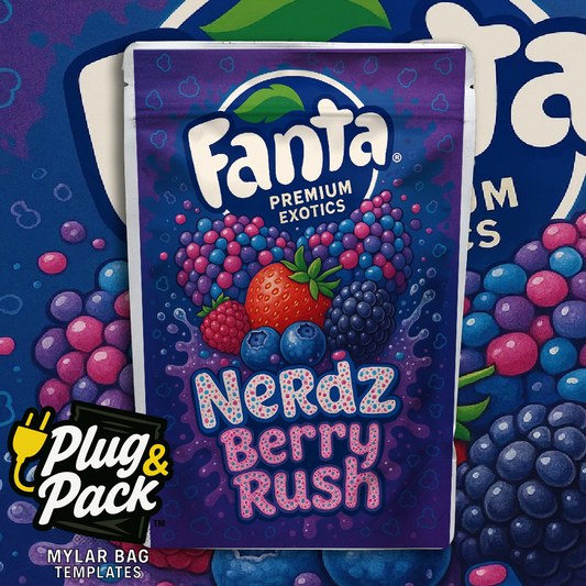 Fanta Nerdz Berry Rush (Digital Bag Template)