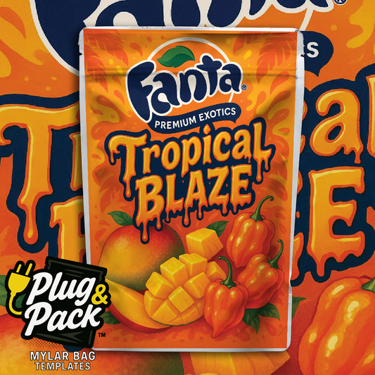 Fanta Tropical Blaze (Digital Bag Template)