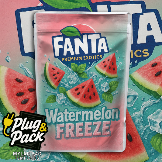 Fanta Watermelon Freeze (Digital Bag Template)