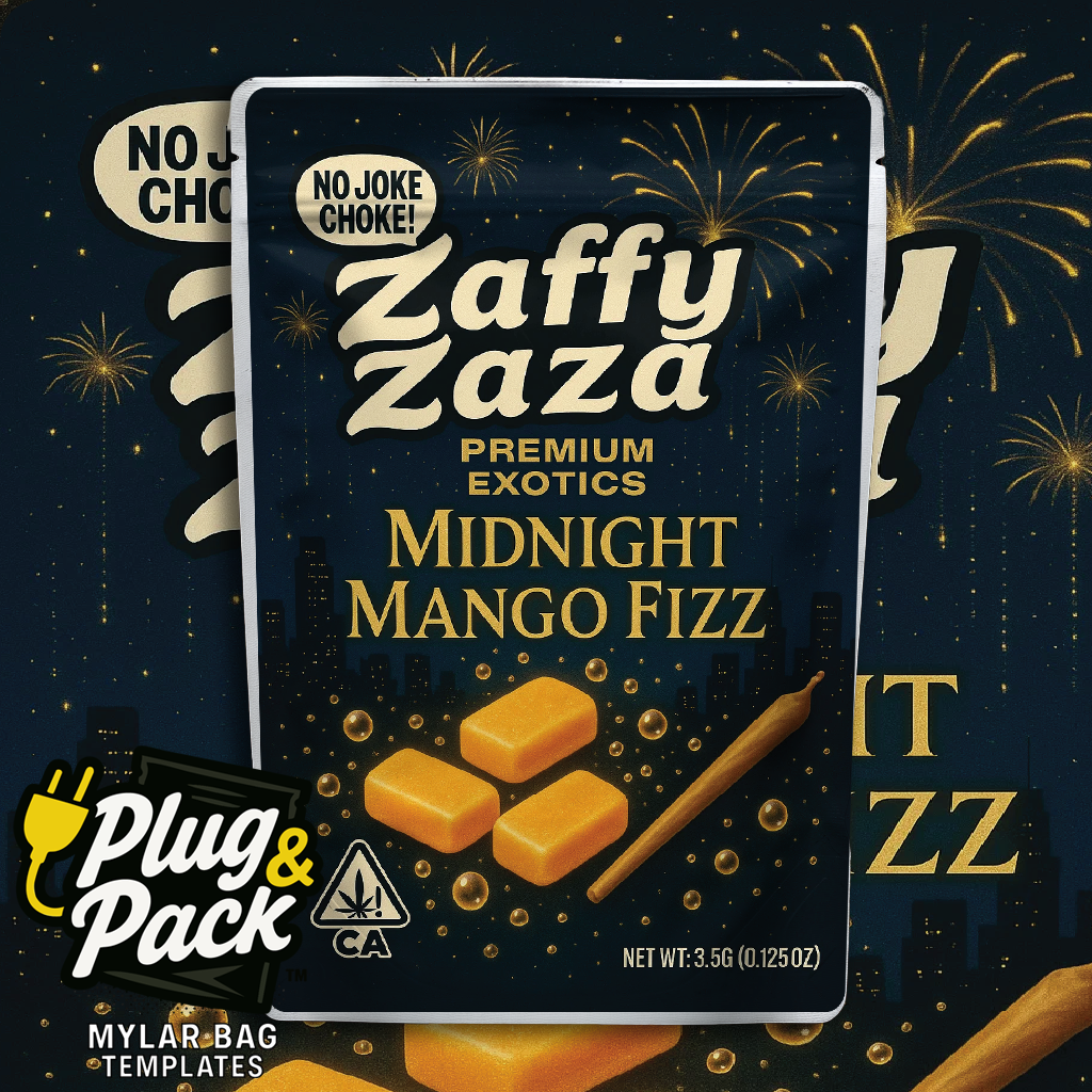 Zaffy Zaza Midnight Mango Madness (Digital Bag Template)