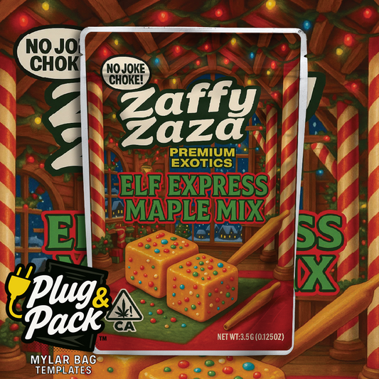 Zaffy Zaza Elf Express (Digital Bag Template)