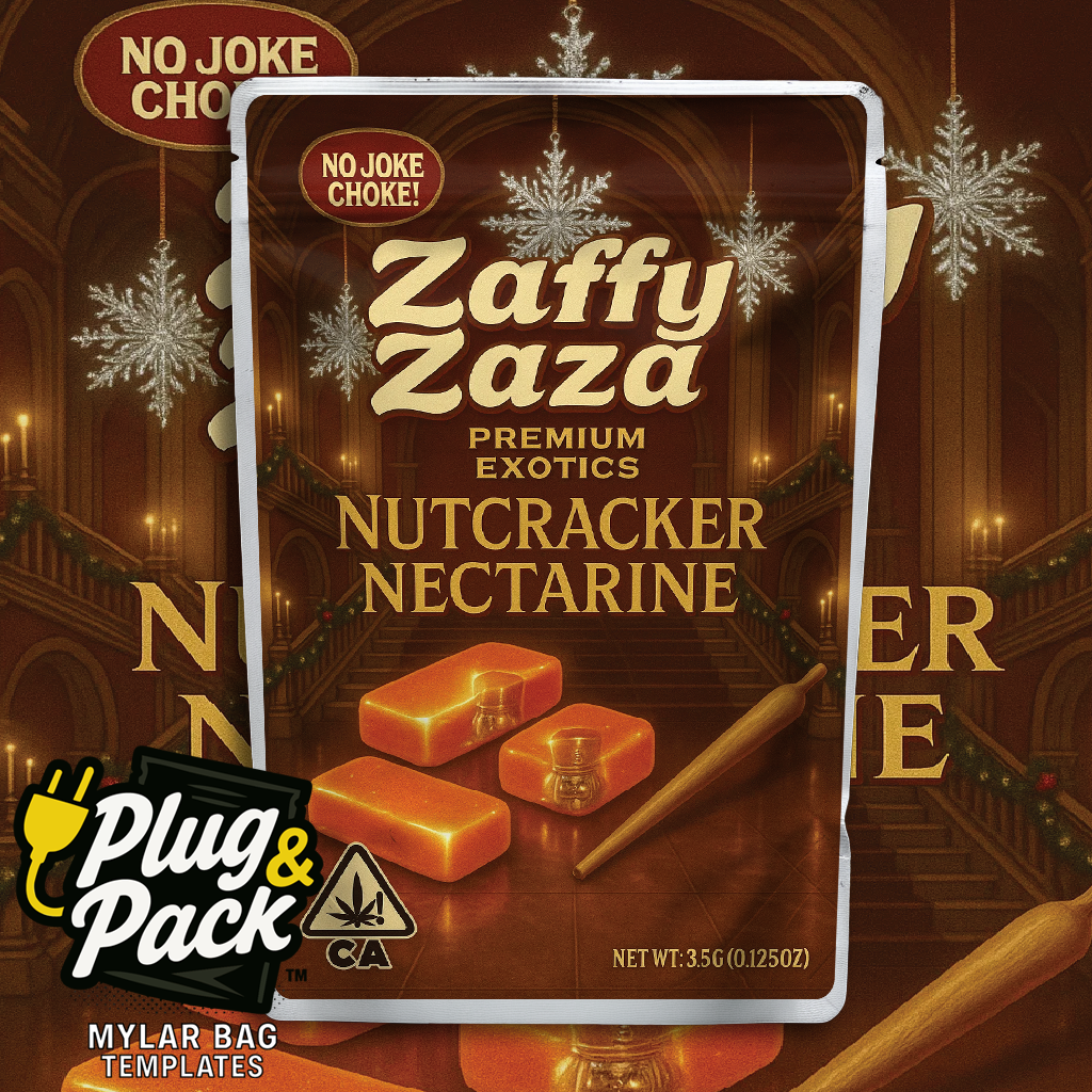 Zaffy Zaza Nutcracker Nectarine (Digital Bag Template)