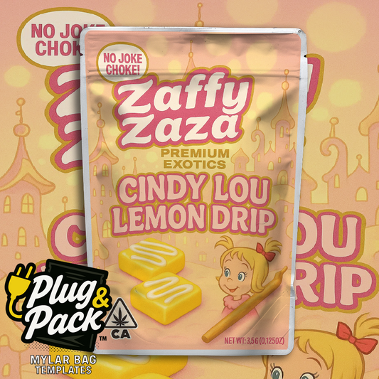 Zaffy Zaza Cindy Lou (Digital Bag Template)