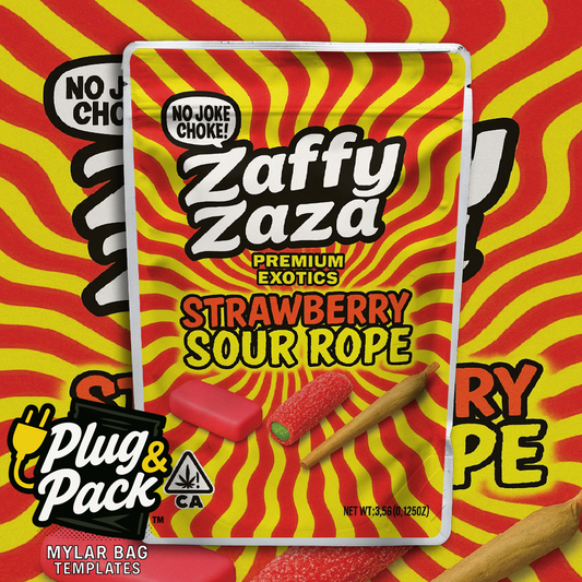 Zaffy Zaza Banana Cream (Digital Bag Template) (Copy)