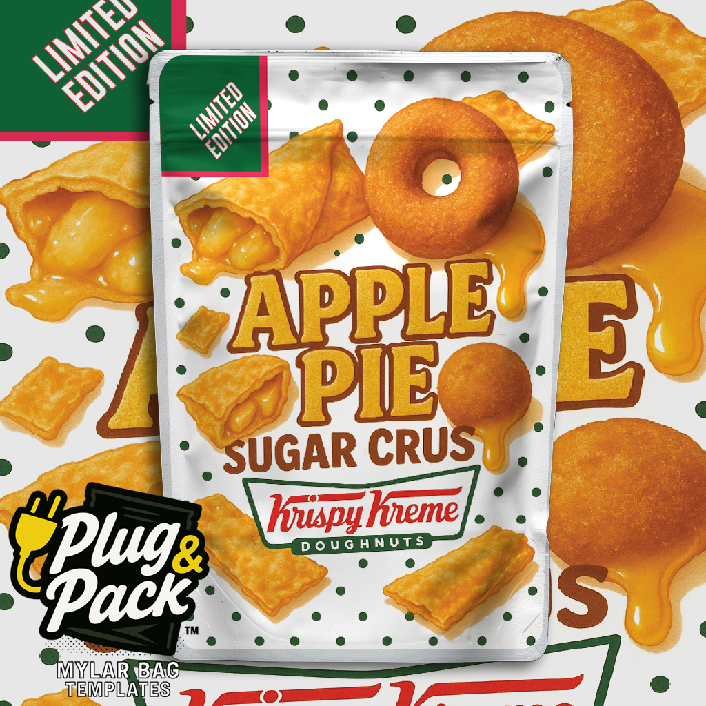 Apple Pie Donut (Digital Bag Template)