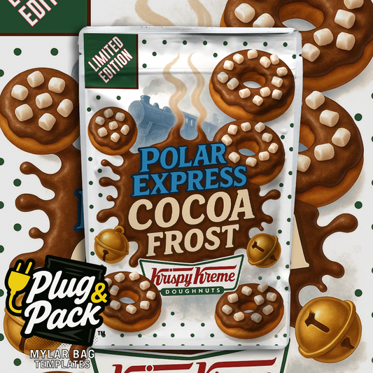Polar Express Donut (Digital Bag Template)