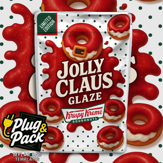 Jolly Clause Donut (Digital Bag Template)