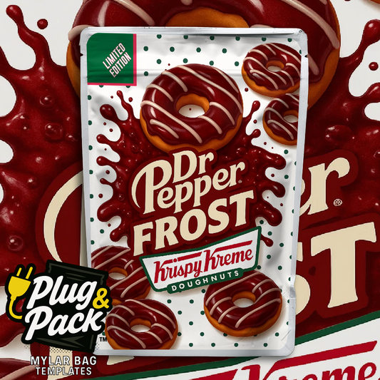 Dr. Pepper Donut (Digital Bag Template)