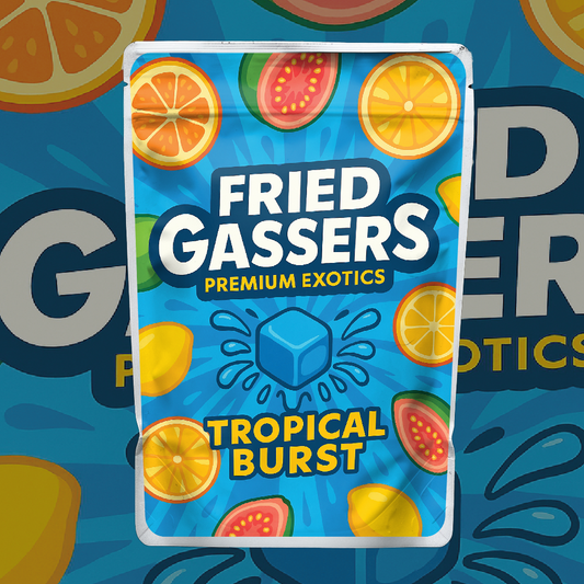 Fried Gassers Tropical Burst (Digital Bag Template)