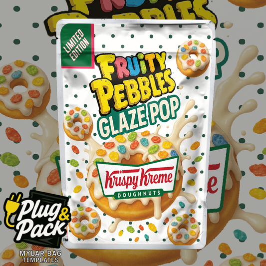 Fruitty Pebble Donut (Digital Bag Template)