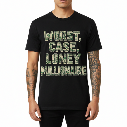 "Lonely Millionaire" Crewneck T-shirt
