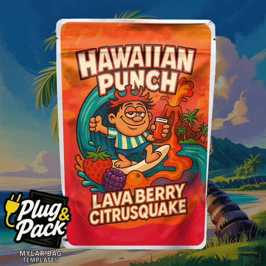 Hawaiian Punch Lava Berry (Digital Bag Template)