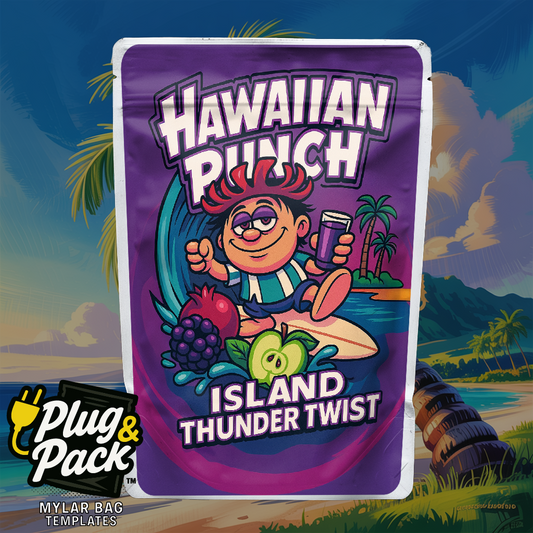 Hawaiian Punch Island Thunder Twist  (Digital Bag Template)