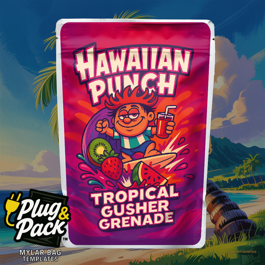 Hawaiian Punch Tropical Gusher  (Digital Bag Template)