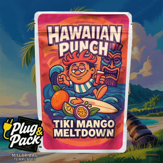 Hawaiian Punch Tiki Mango Meltdown (Digital Bag Template)