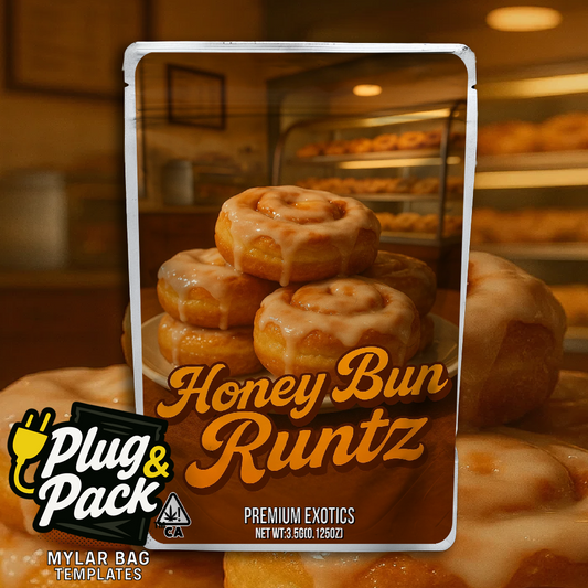 Honey Bunz Runtz (Digital Bag Template)