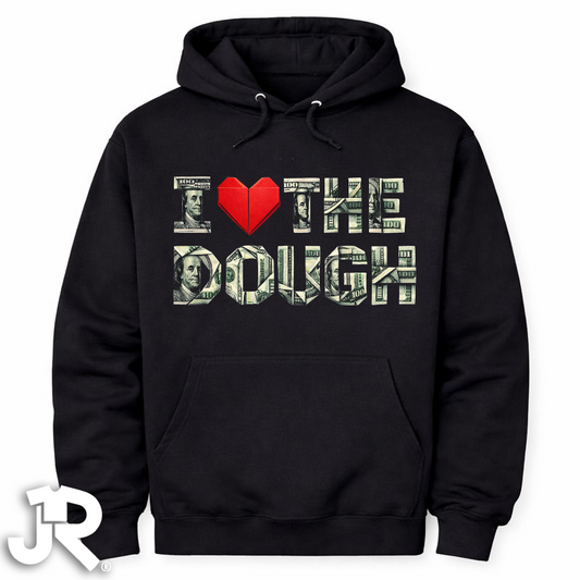 "I Love The Dough" Crewneck Hoodie