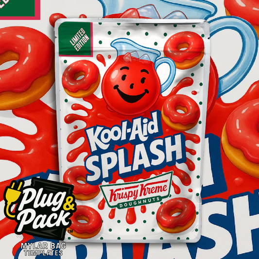 Kool Aide Donut (Digital Bag Template)