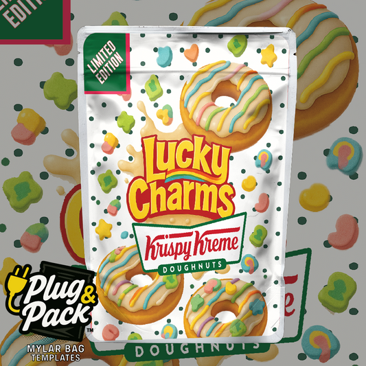 Lucky Charm Donut (Digital Bag Template)