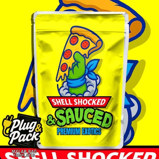 Shell Shocked Sauce Blue (Digital Bag Template)
