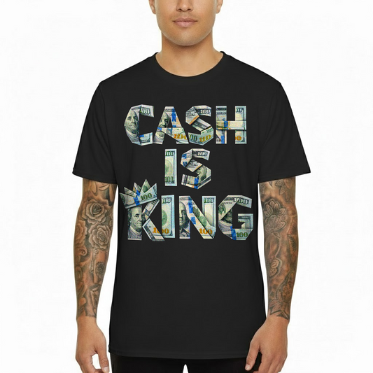 "Cash Is King" Crewneck T-shirt