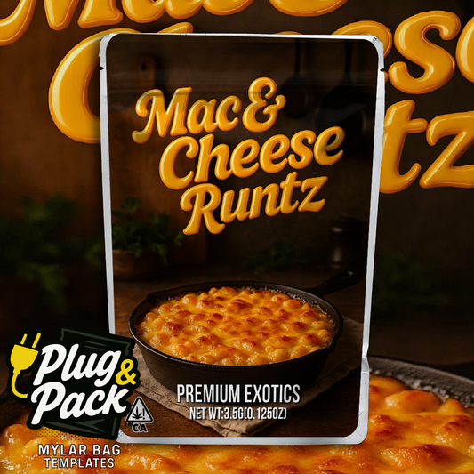 Mac and Cheese Runtz (Digital Bag Template)