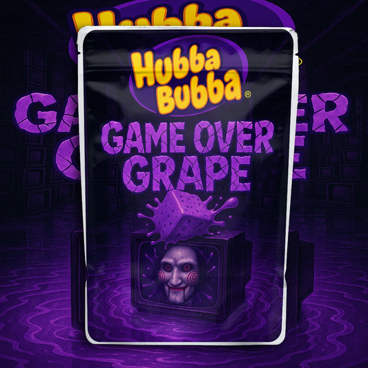 Game Over Grape Hubba Bubba(Digital Bag Template)