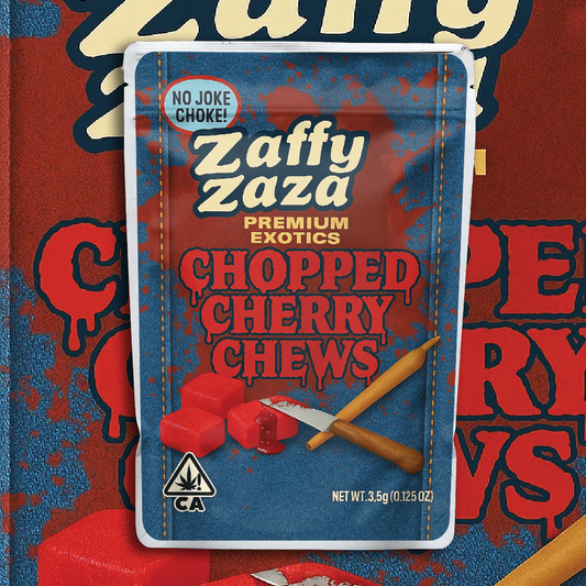 Zaffy Zaza Chopped Cherry Chews (Digital Bag Template)