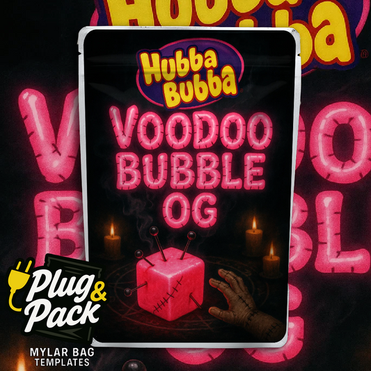 Vodoo Bubble OG Hubba Bubba(Digital Bag Template)