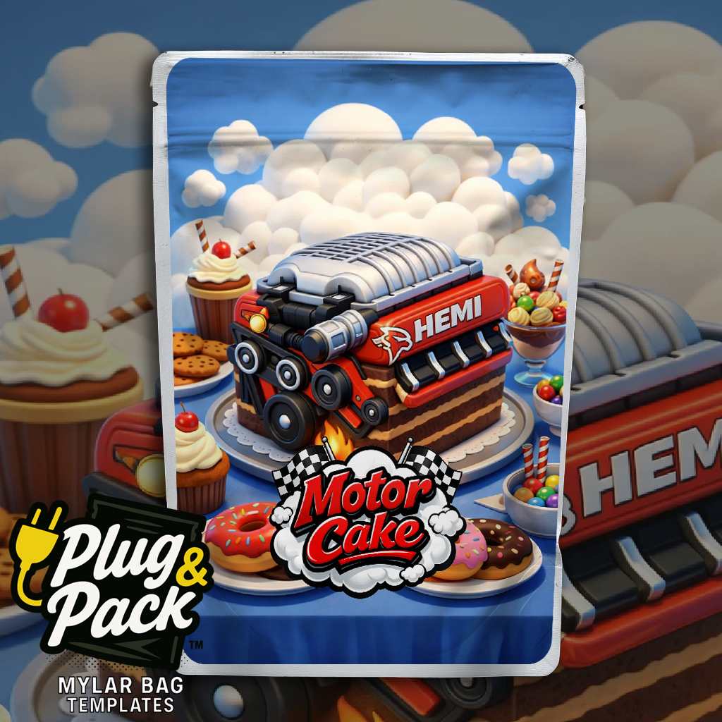 Motor Cake(Digital Bag Template)