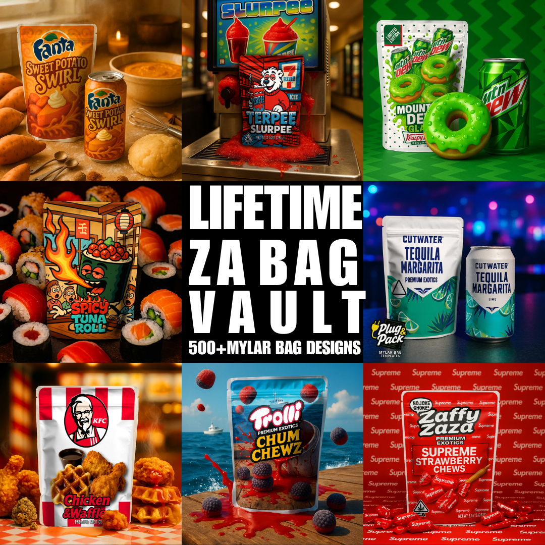 Za Bag Lifetime Vault – Access Every Template I’ve Ever Made (Digital Membership)