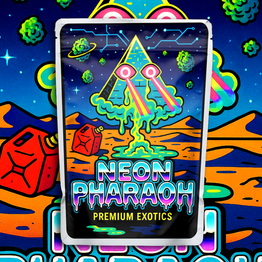 Neon Pharaoh (Digital Bag Template)