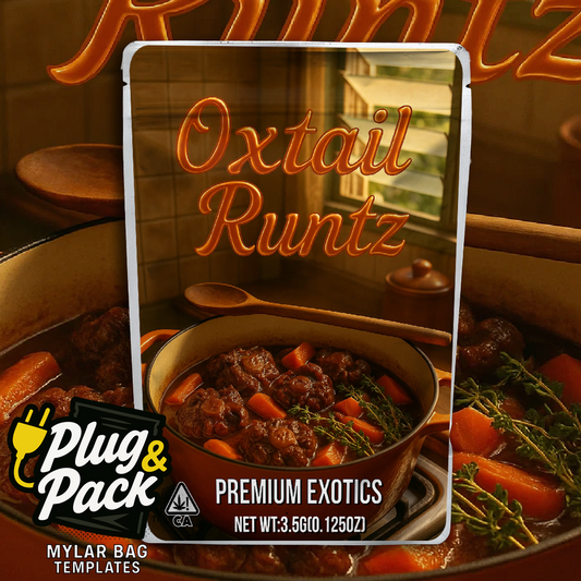 Ox Tail Runtz (Digital Bag Template)