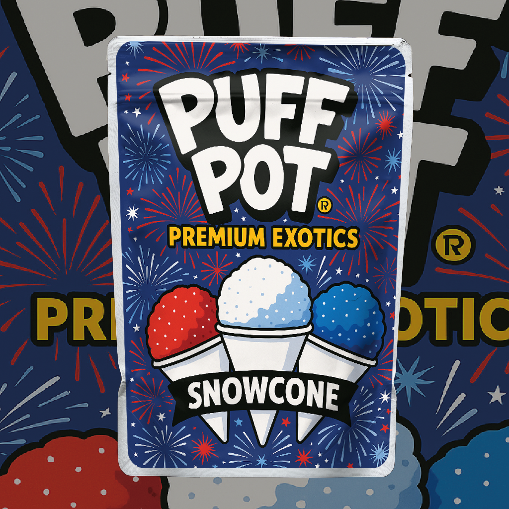 Puff Pot Snowcone (Digital Bag Template)