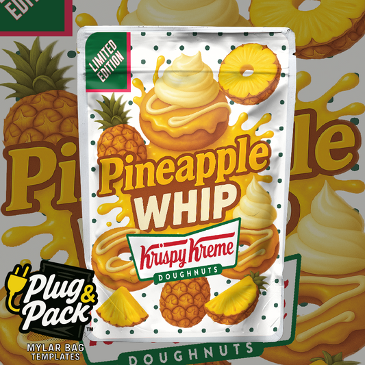 Pineapple Whip Donut (Digital Bag Template)