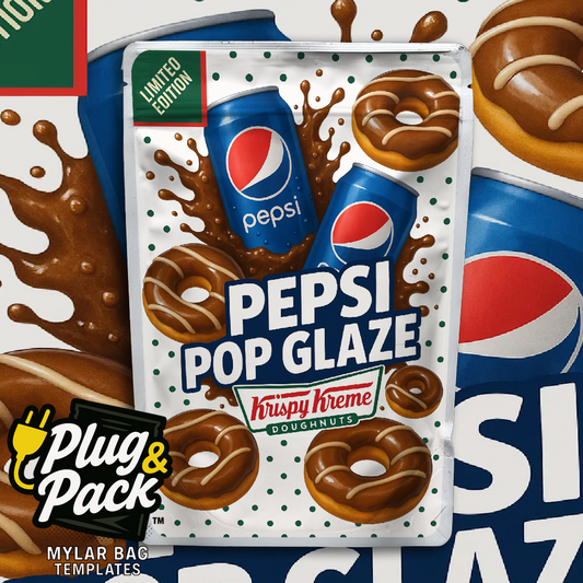 Pepsi Donut (Digital Bag Template)