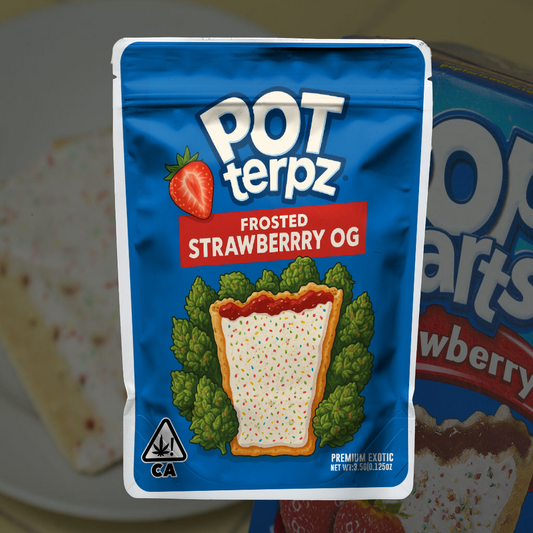 Pot Terpz Frosted Strawberry OG (Digital Bag Template)