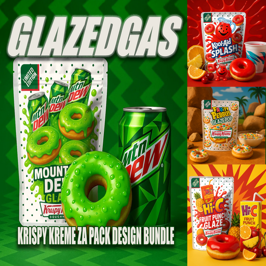 The Glazed Gas 50: Krispy Kreme Za Pack Design Bundle